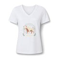 Taurus Zodiac V-Neck Tee — Women's Astrological Bull Shirt